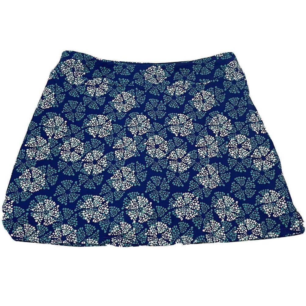 Tranquility Women’s Blue Skort Size Small Front Golf Tennis Stretch Pull-On